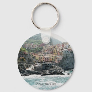 Manarola, Italy Key Ring