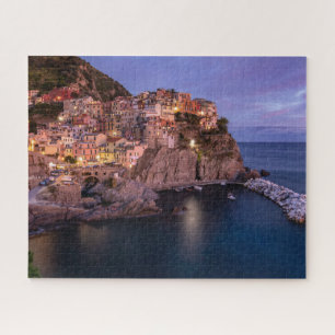 Manarola Italy Town Cliff Homes Jigsaw Puzzle