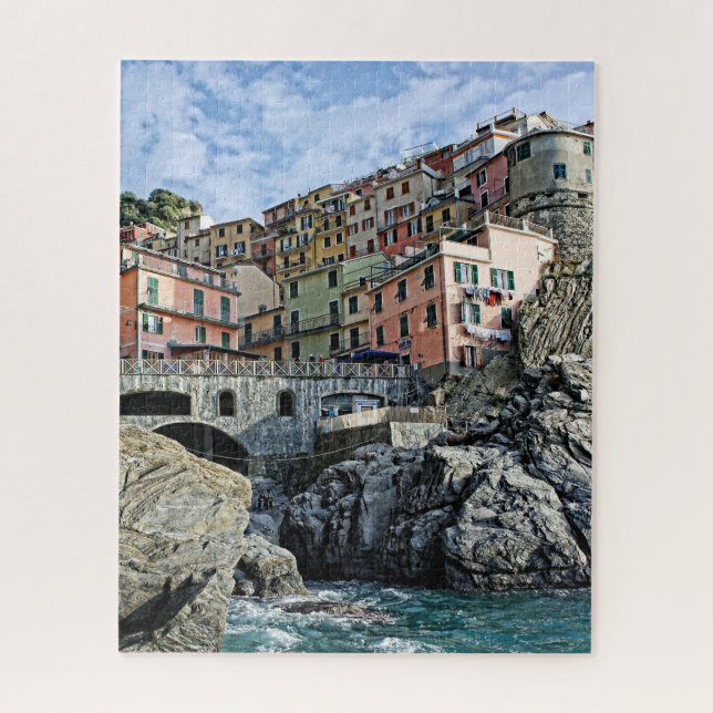 Manarola Italy Travel Adventure - 16x20 - 520 pc Jigsaw Puzzle (Vertical)