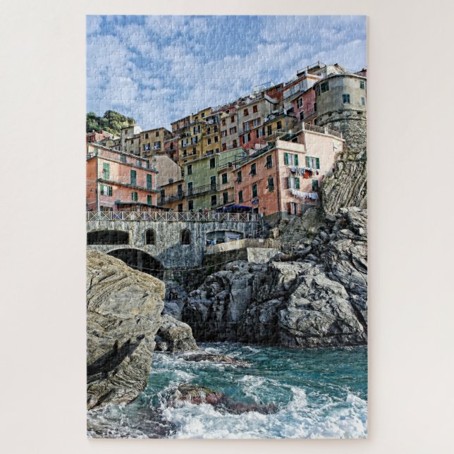 Manarola Italy Travel Adventure - 20x30 - 1014 pc Jigsaw Puzzle (Vertical)
