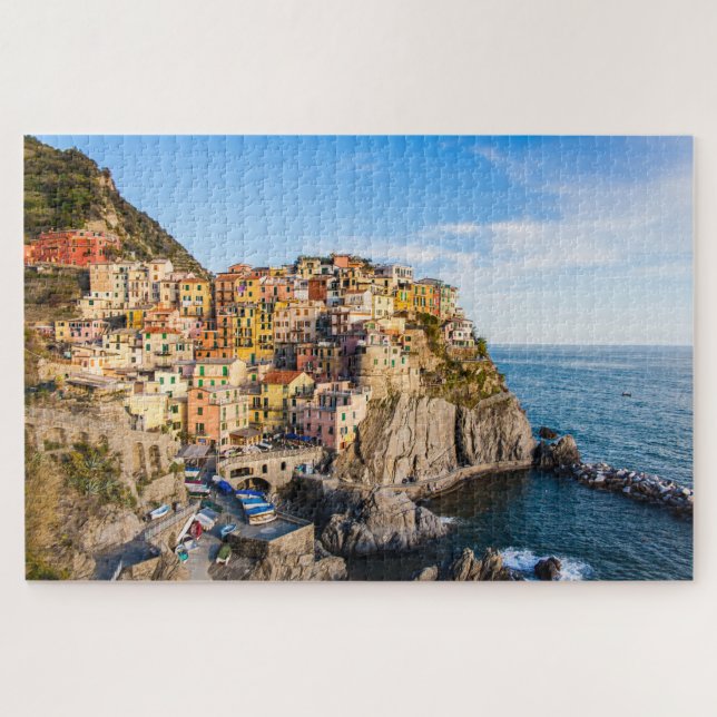 Manarola landscape, Cinque Terre, Italy Jigsaw Puzzle (Horizontal)