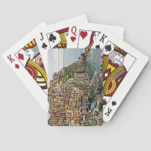 Manarola - The Cinque Terre - Italy -  Playing Cards