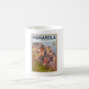 Manarola Vineyard Sunset (white) Coffee Mug