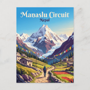 Manaslu Circuit Nepal Postcard