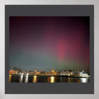 Manasquan Inlet Aurora Borealis Poster