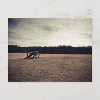 Manassas Battlefield Cannon Postcard