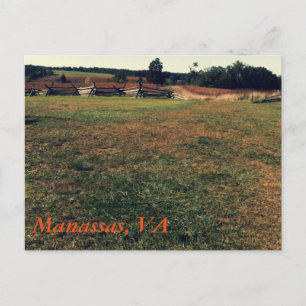Manassas, VA Postcard
