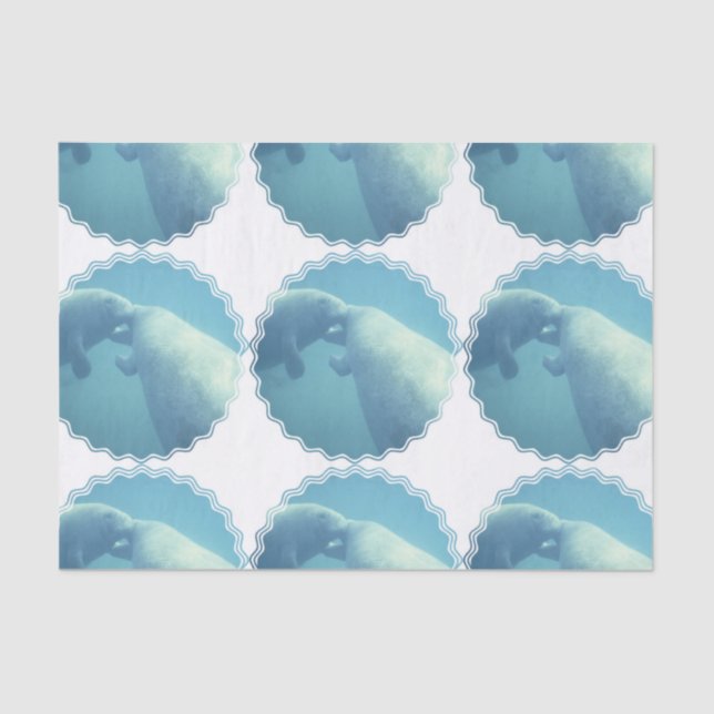 manatee-9 tissue paper (Front)