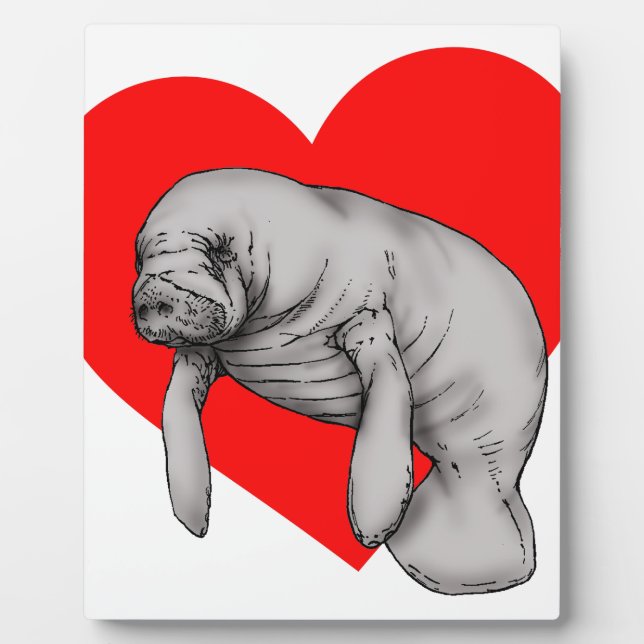 manatee art plaque (Front)