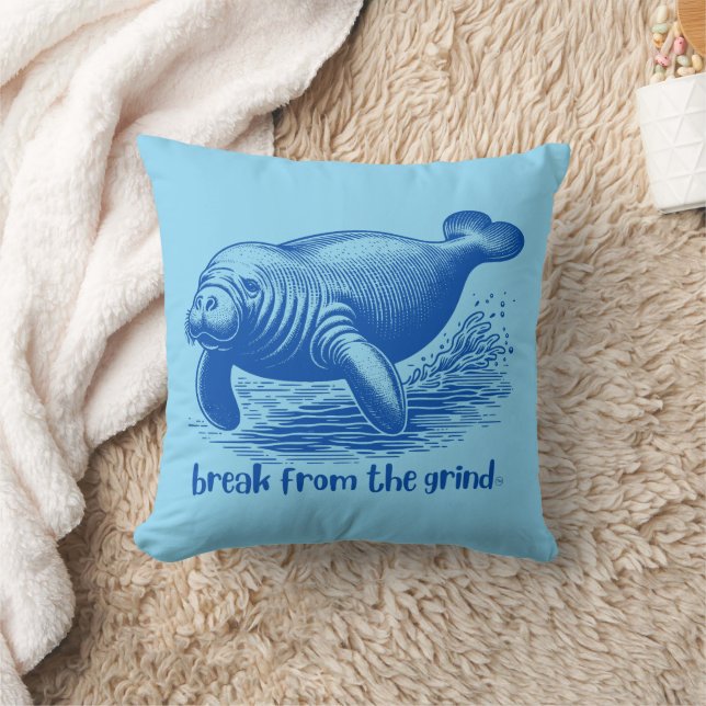 Manatee BFTG Cushion (Blanket)