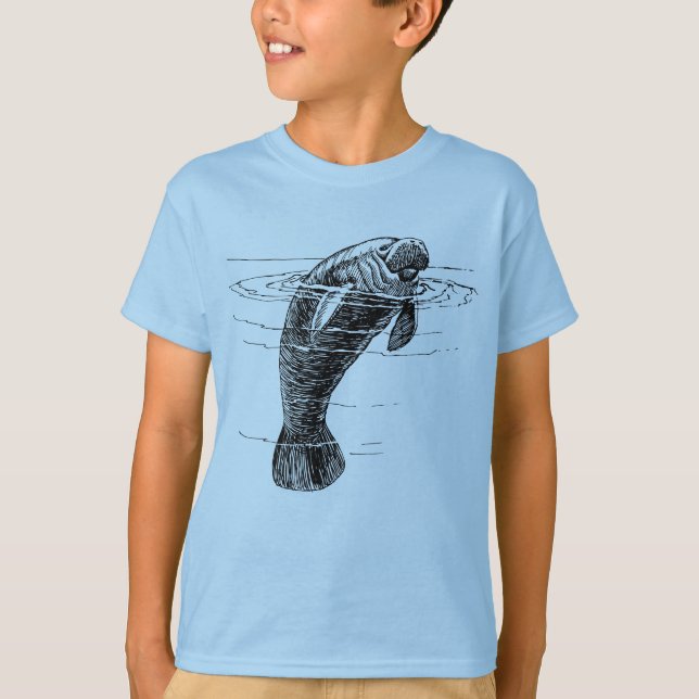Manatee boys t shirt (Front)