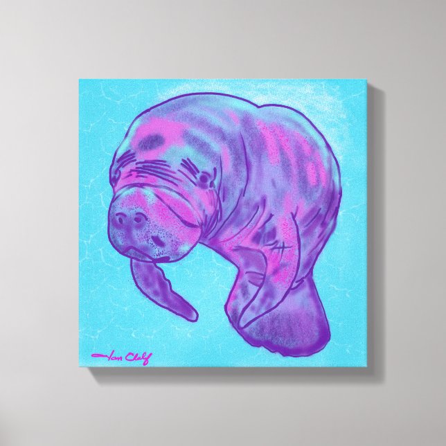 Manatee Canvas Print (Front)
