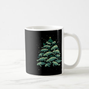 Manatee Christmas Tree Manatee Xmas Boys & Wom Coffee Mug