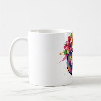 Manatee Dream: Tropical Flower Crown Tee Coffee Mug