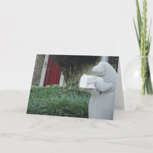 Manatee Greeting Card