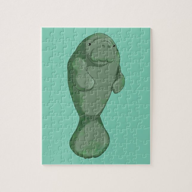 Manatee Jigsaw Puzzle (Vertical)
