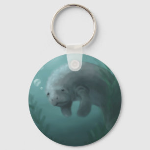Manatee Key Chain