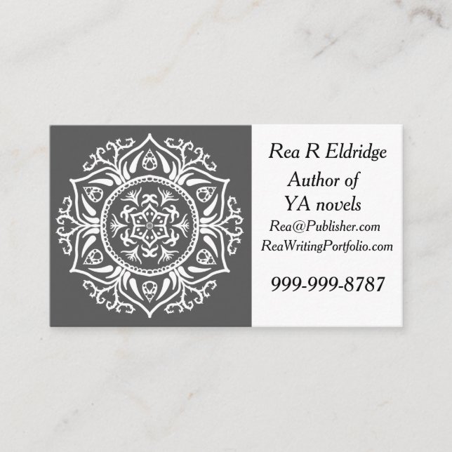 Manatee Mandala Business Card (Front)