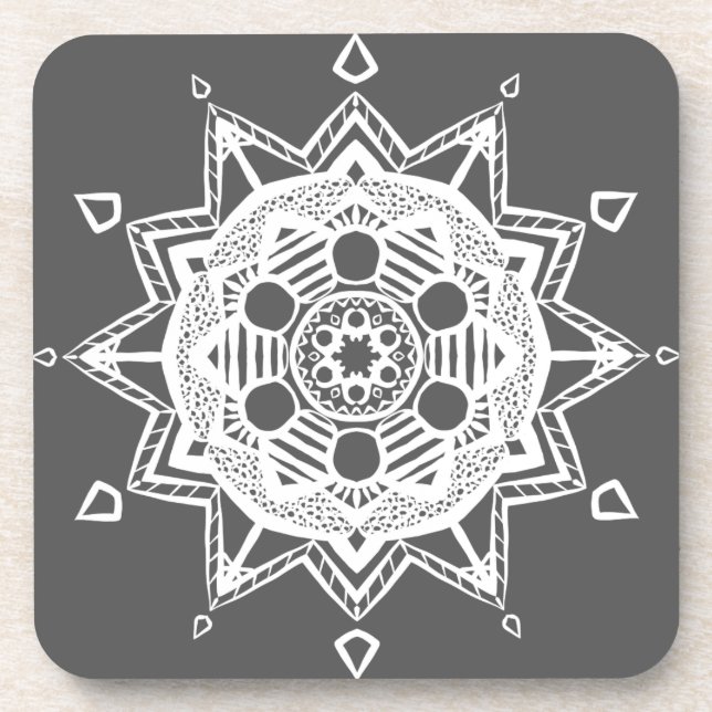 Manatee Mandala Coaster (Front)