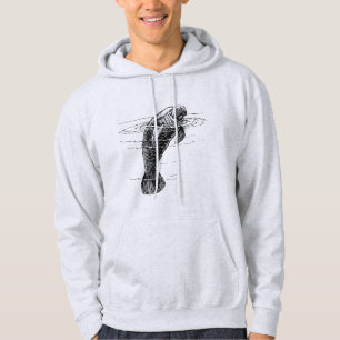 Manatee mens hoodie
