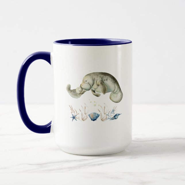 Manatee Mug (Left)