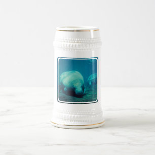 Manatee Photo Beer Stein