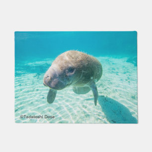 manatee photo doormat