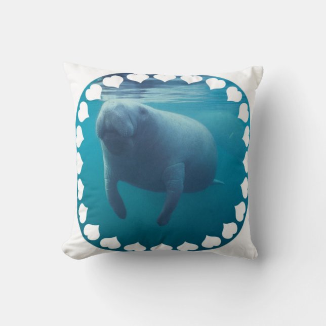 Manatee  Pillow (Front)