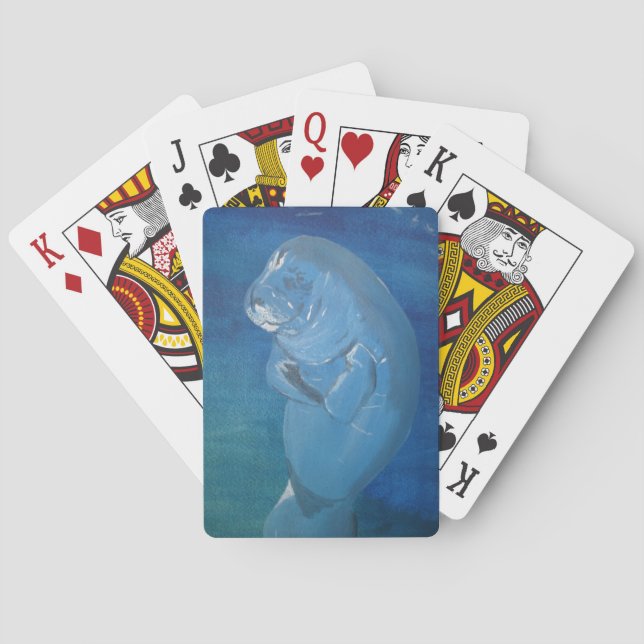 manatee playing cards (Back)
