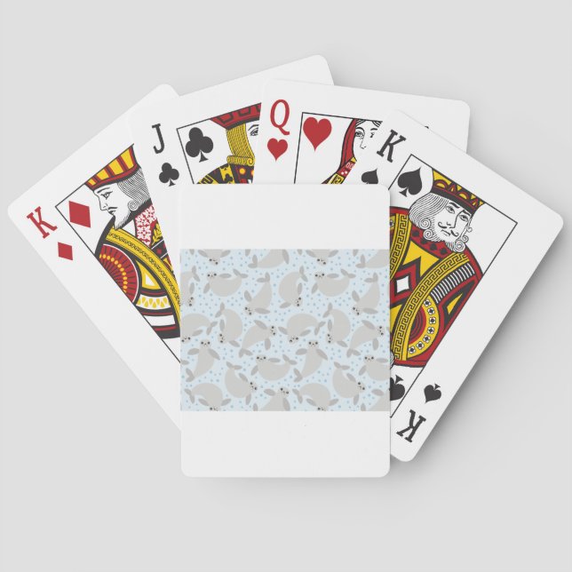 manatee playing cards (Back)