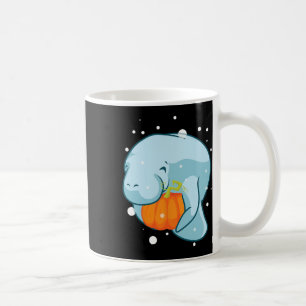 Manatee Pumpkin Fall Hello Autumn Fun Coffee Mug