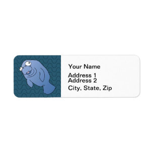 Manatee Return Address Label