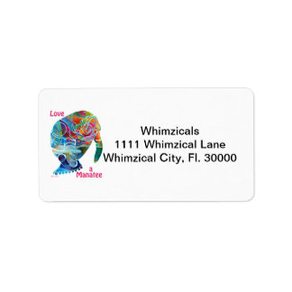 Manatee Return Address Labels