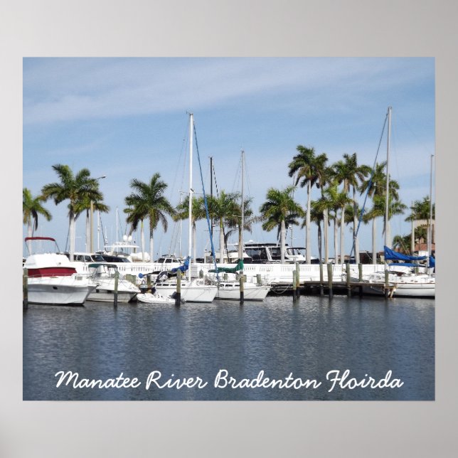Manatee River Bradenton FL Poster (Front)