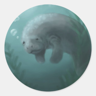 Manatee Sticker