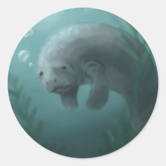 Manatee Sticker