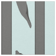 Manatee Stripes grey teal fabric