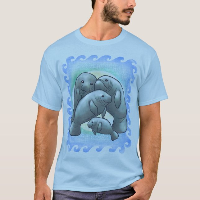 Manatee   t-shirt (Front)