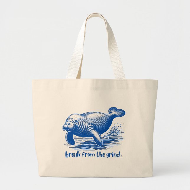 Manatee Tote Bag (Front)