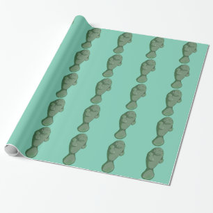 Manatee Wrapping Paper