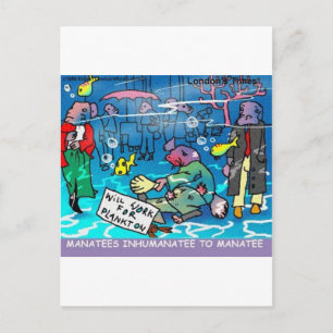 Manatees Inhumanatee Funny Tees Mugs Cards Etc