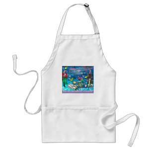 Manatees Inhumanatee Funny Tees Mugs Cards Etc Standard Apron