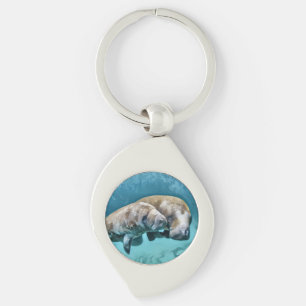 Manatees Key Ring