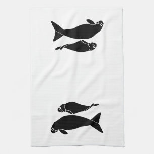 Manatees Tea Towel