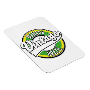 Manaus Brazil vintage logo Magnet