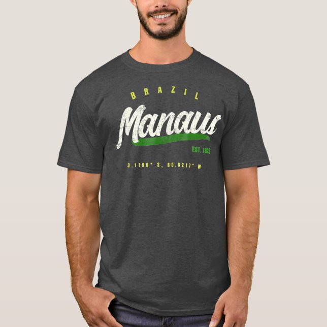 Manaus Vintage Brazil T-Shirt (Front)