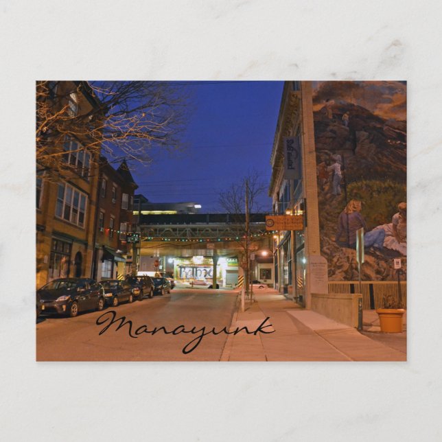 Manayunk, PA   Post Card (Front)