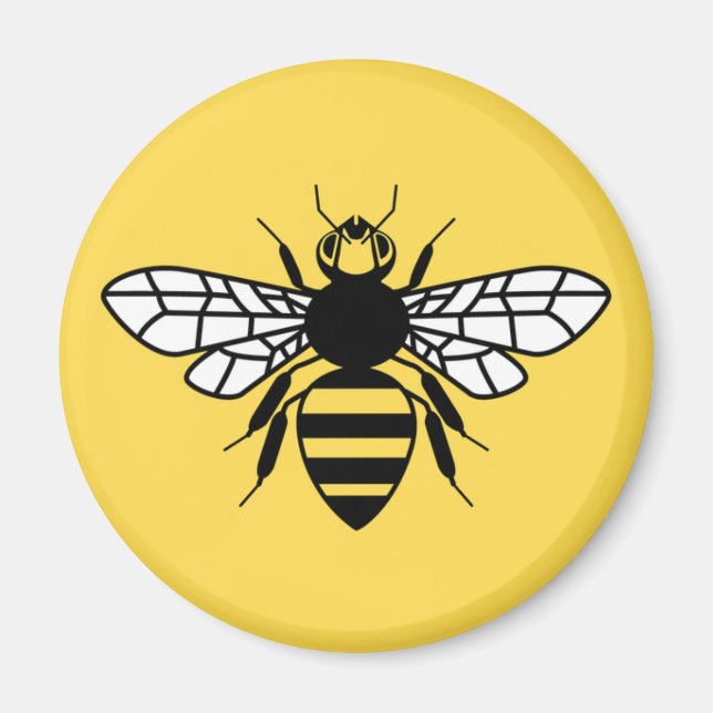 Manchester Bee Magnet (Front)