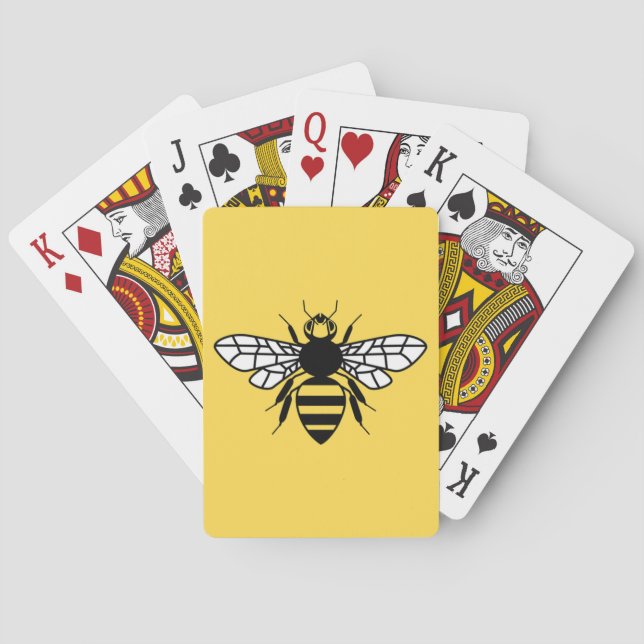 Manchester Bee Playing Cards (Back)