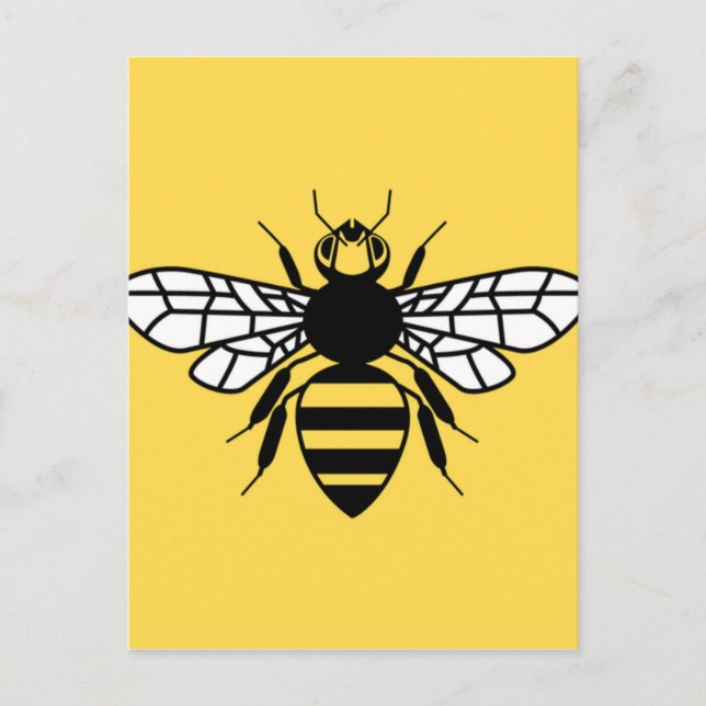 Manchester Bee Postcard (Front)